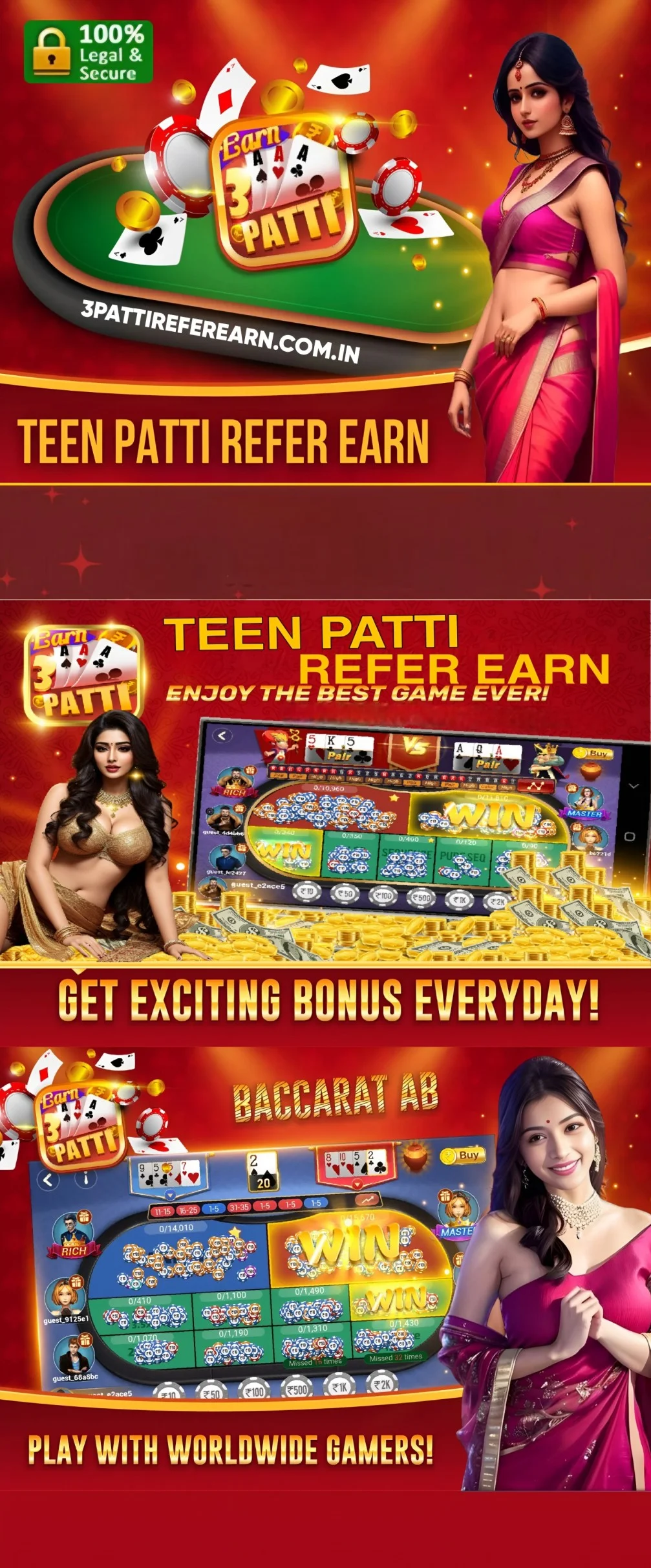 Teen Patti Refer And Earn